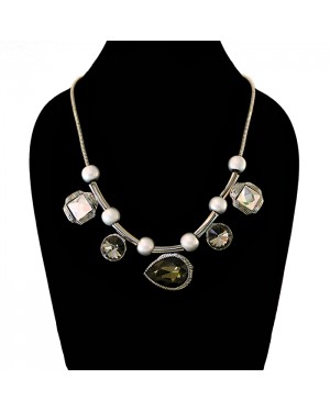 Grey Artistic Necklace